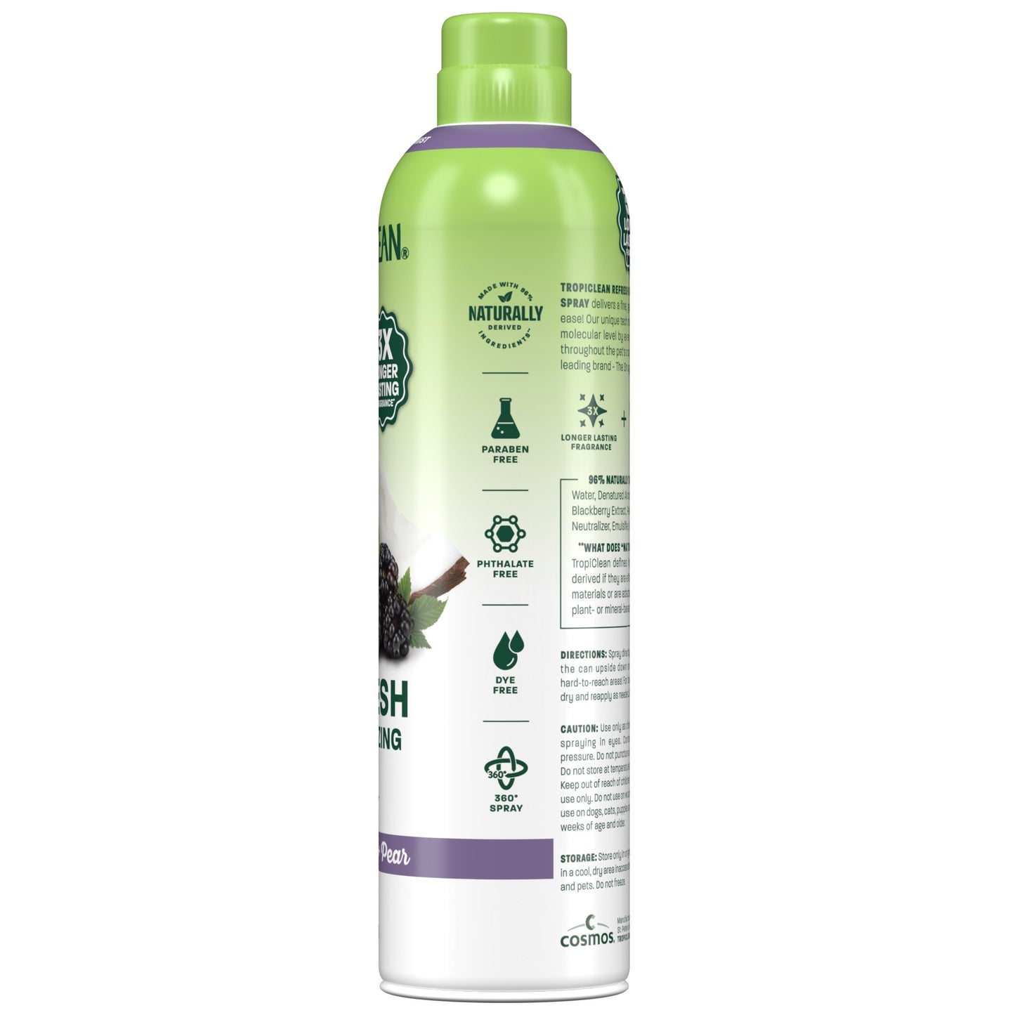 TropiClean Blackberry Pear Dog & Cat Deodorizing Spray