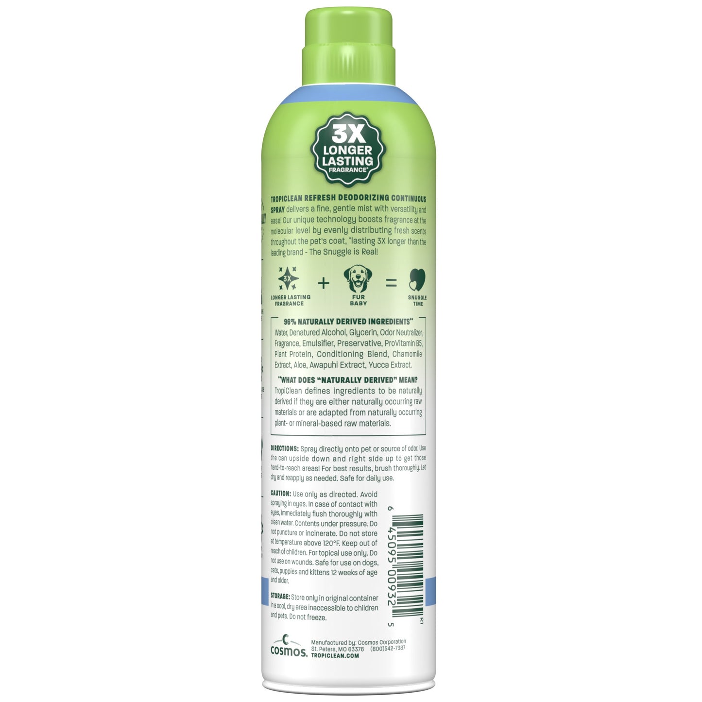 TropiClean Baby Fresh Dog & Cat Deodorizing Spray