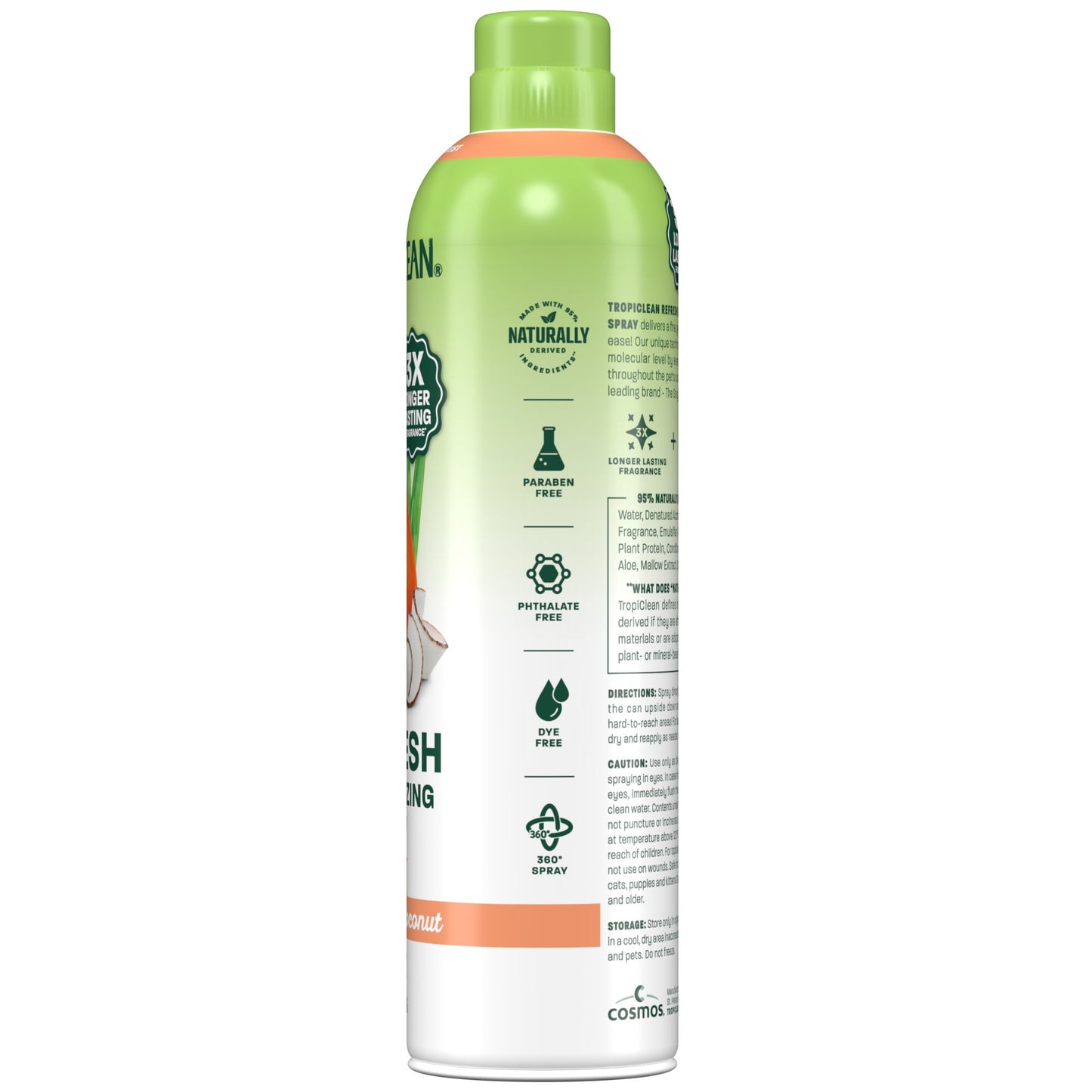 TropiClean Papaya Coconut Dog & Cat Deodorizing Spray