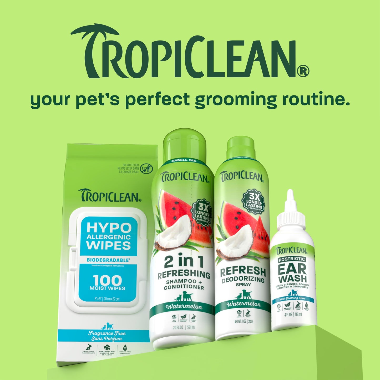 TropiClean Watermelon Dog & Cat Deodorizing Spray