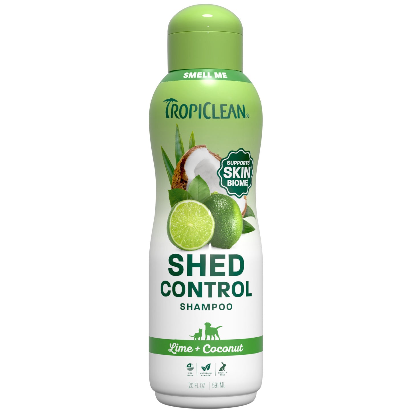 TropiClean Lime Coconut Shed Control Dog & Cat Shampoo