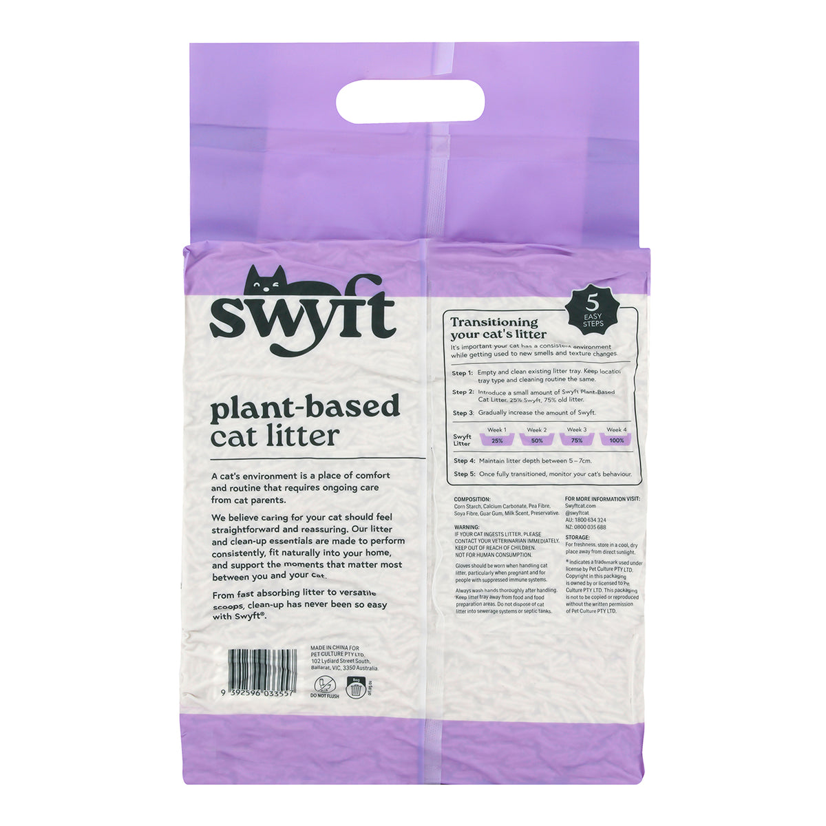Swyft Plant-Based Milk Scented Cat Litter