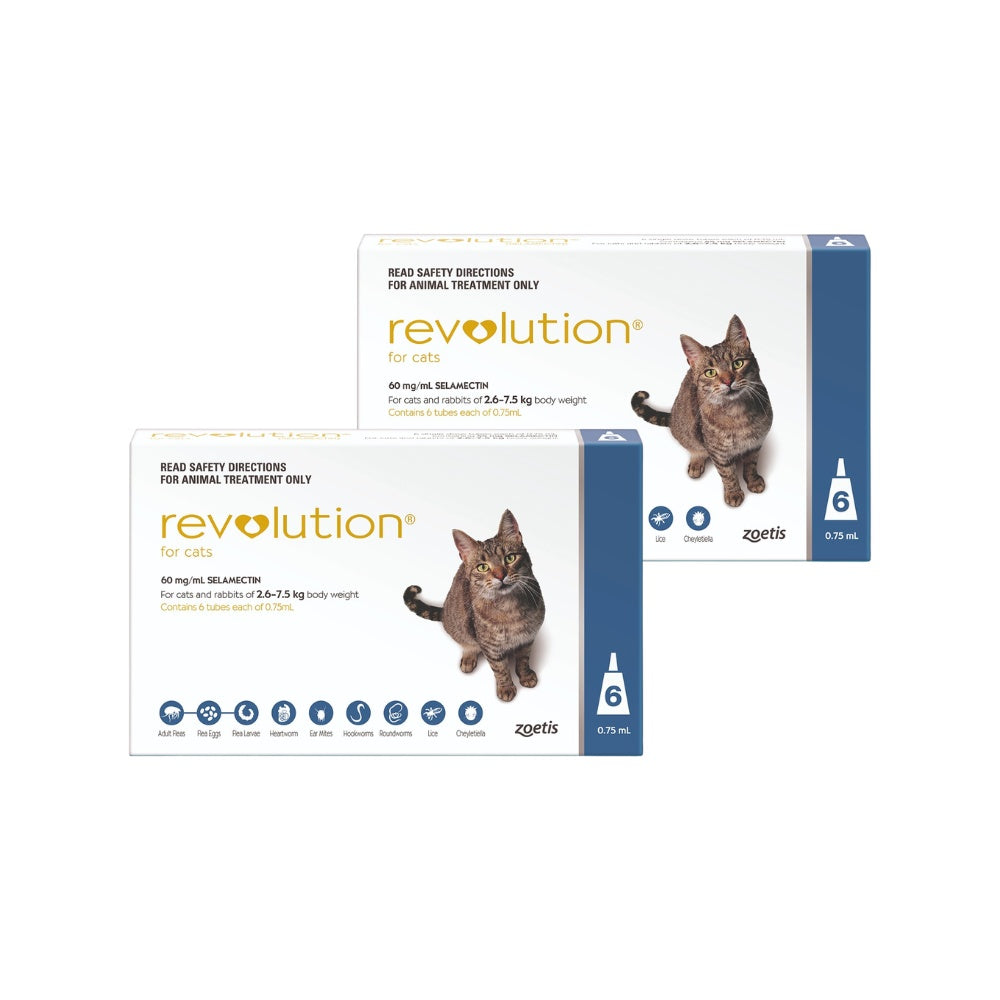 Revolution Plus Flea & Tick Treatment 2.5-5kg Cat