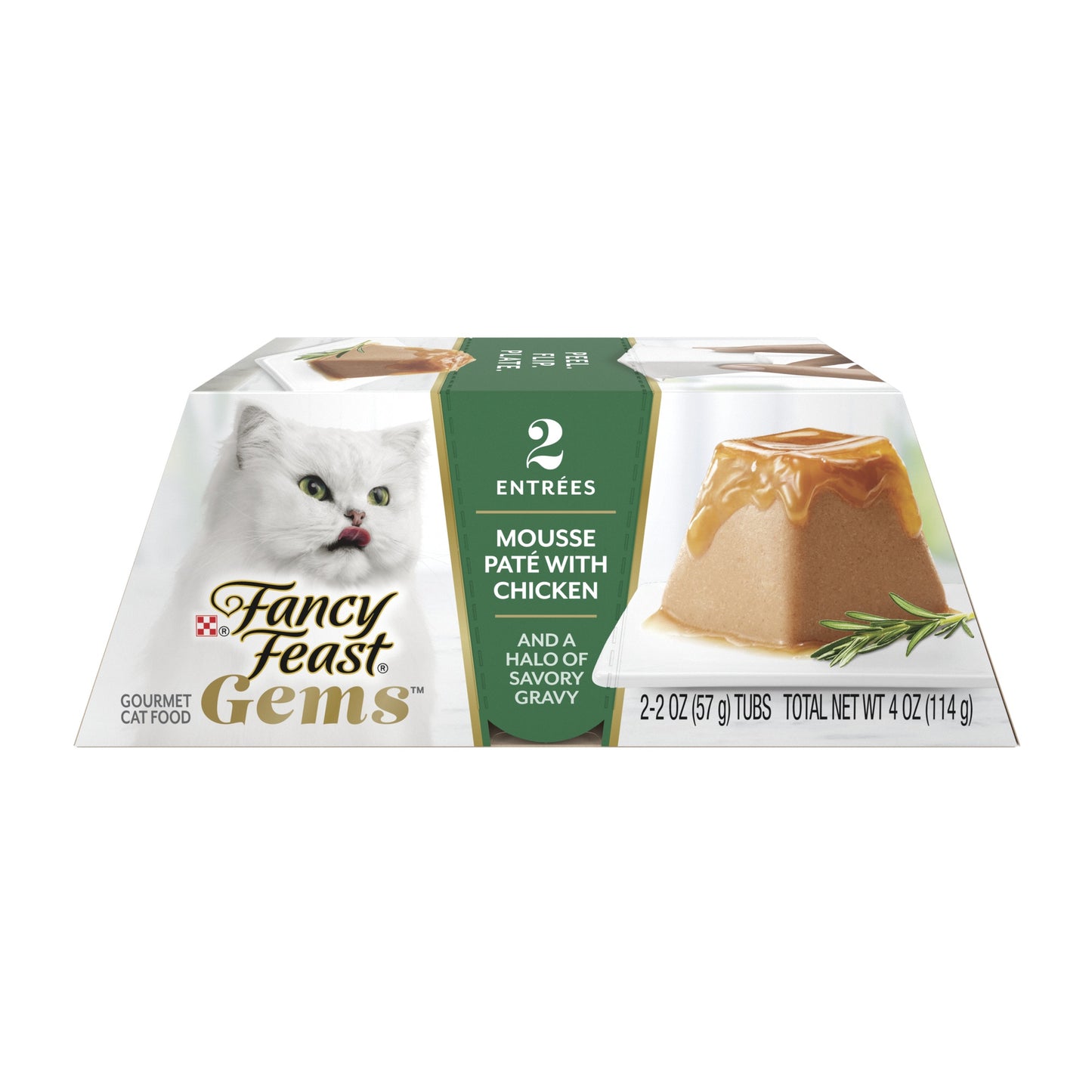 Fancy Feast Gems Mousse Paté with Chicken Gravy Cat Food