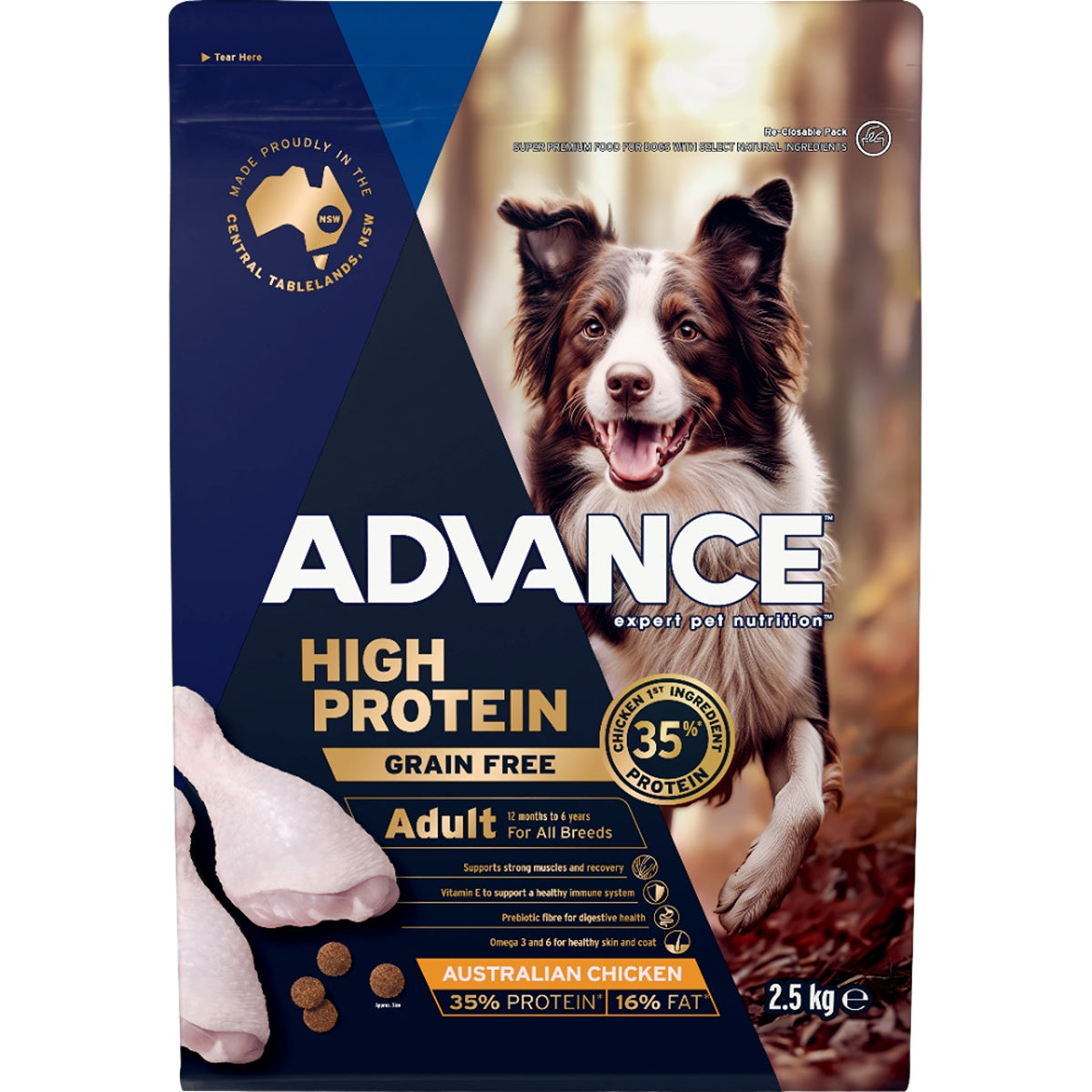 Advance Adult High Protein Chicken Dry Dog Food