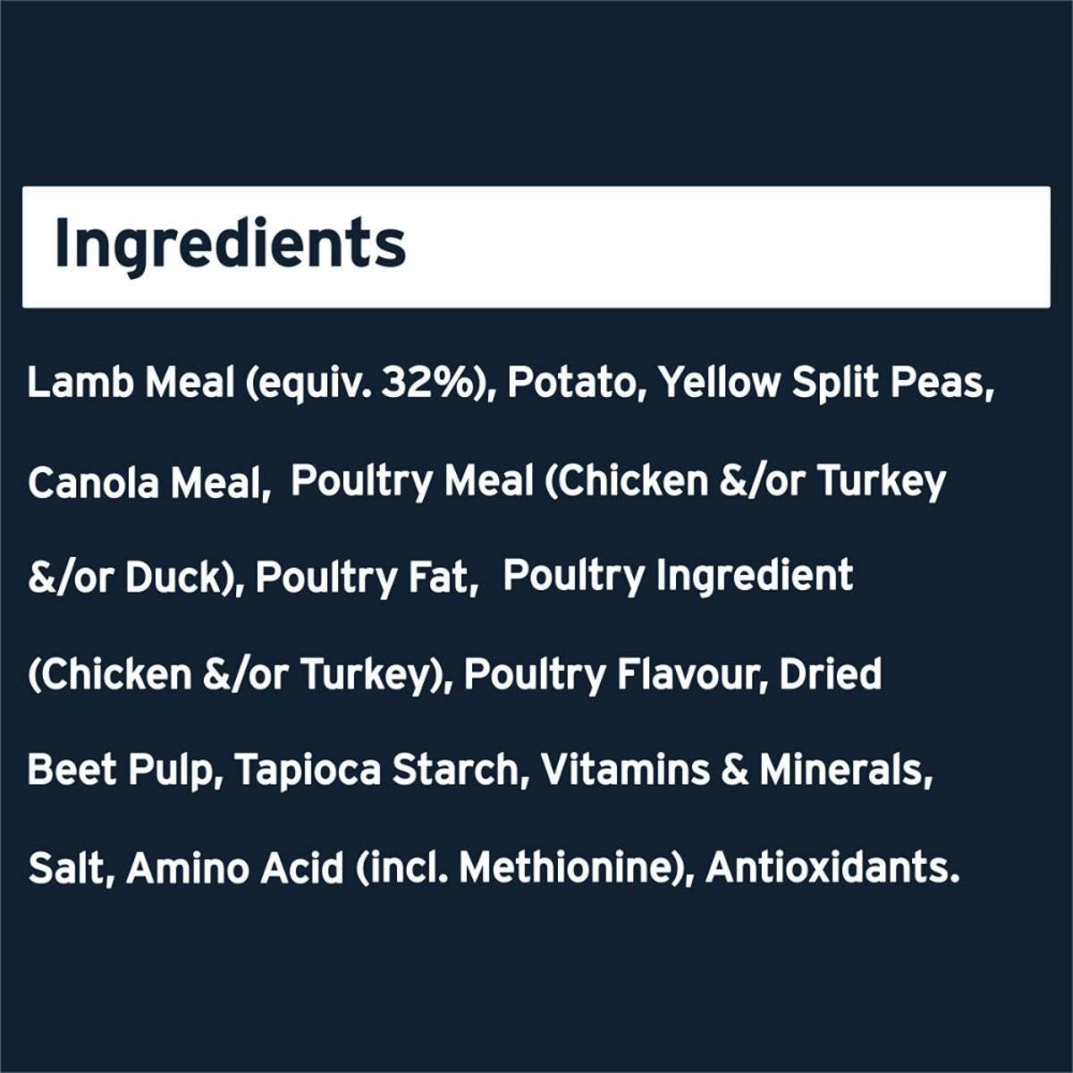 Advance Adult High Protein Lamb Dry Dog Food