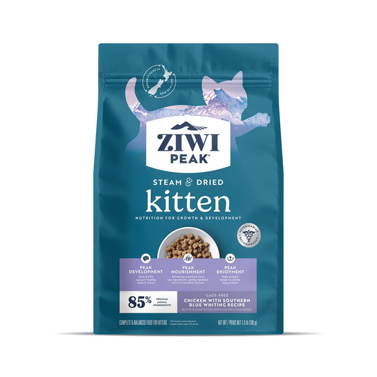 ZIWI Peak Kitten Steam & Dried Chicken with Southern Blue Whiting Cat Food