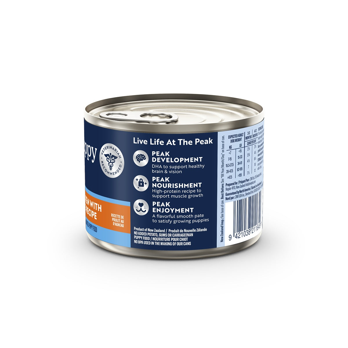 ZIWI Peak Puppy Chicken & Lamb Wet Dog Food