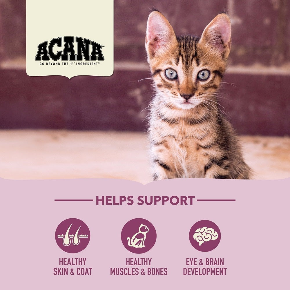 Acana Kitten First Feast + Chicken & Salmon Cat Food Bundle
