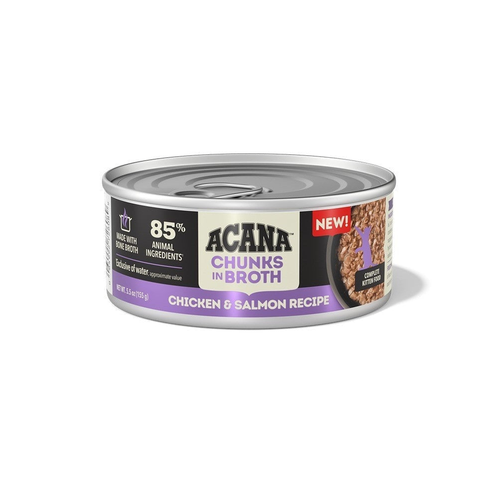 Acana Kitten First Feast + Chicken & Salmon Cat Food Bundle