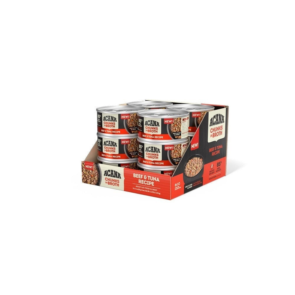 Acana Adult Bountiful Catch + Beef & Tuna Cat Food Bundle