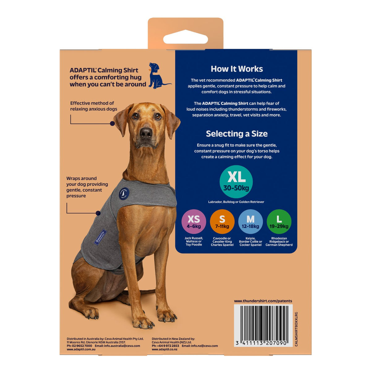 Adaptil Calming Shirt for Dogs