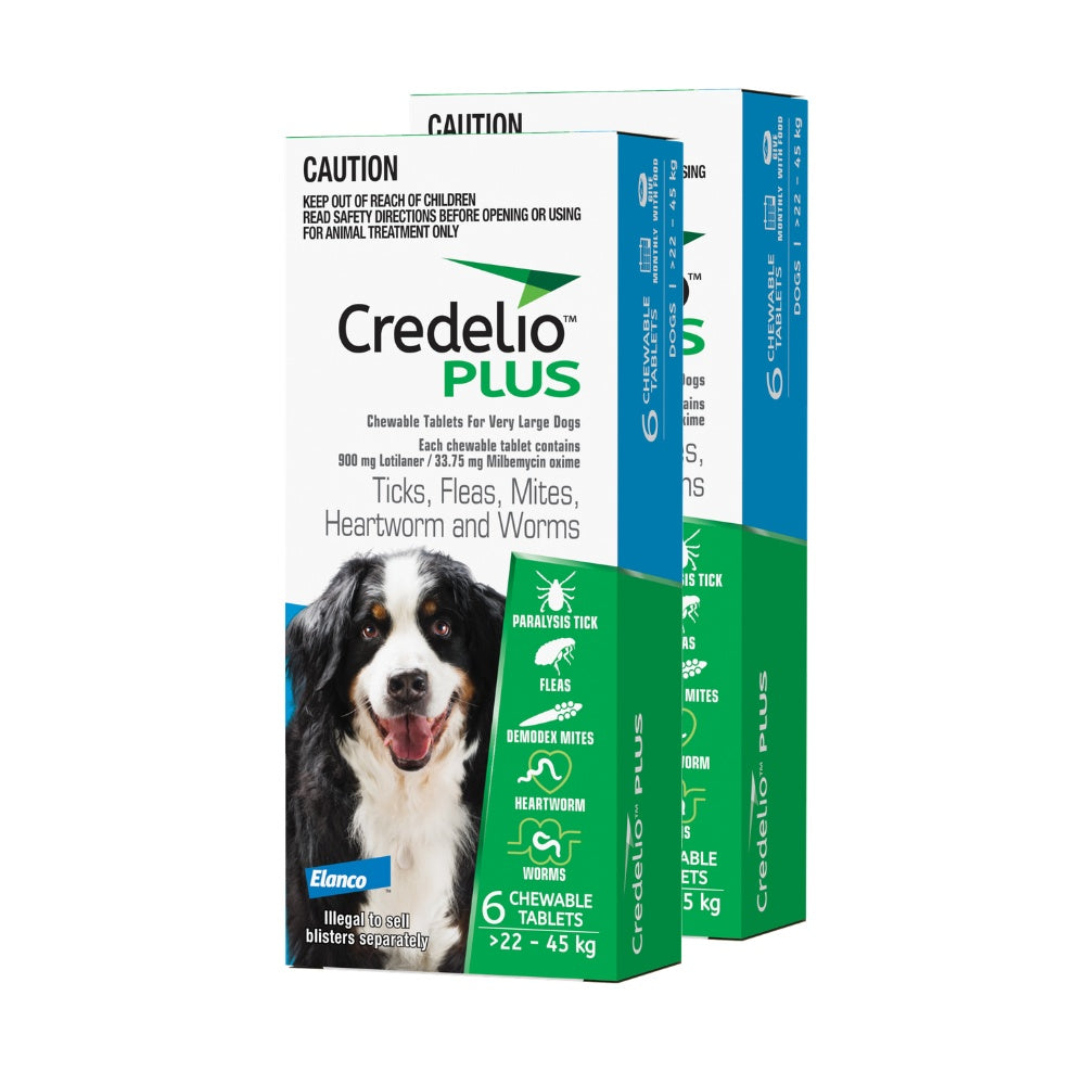 Credelio Plus Chewable Tablets For X-Large Dog 22-45kg