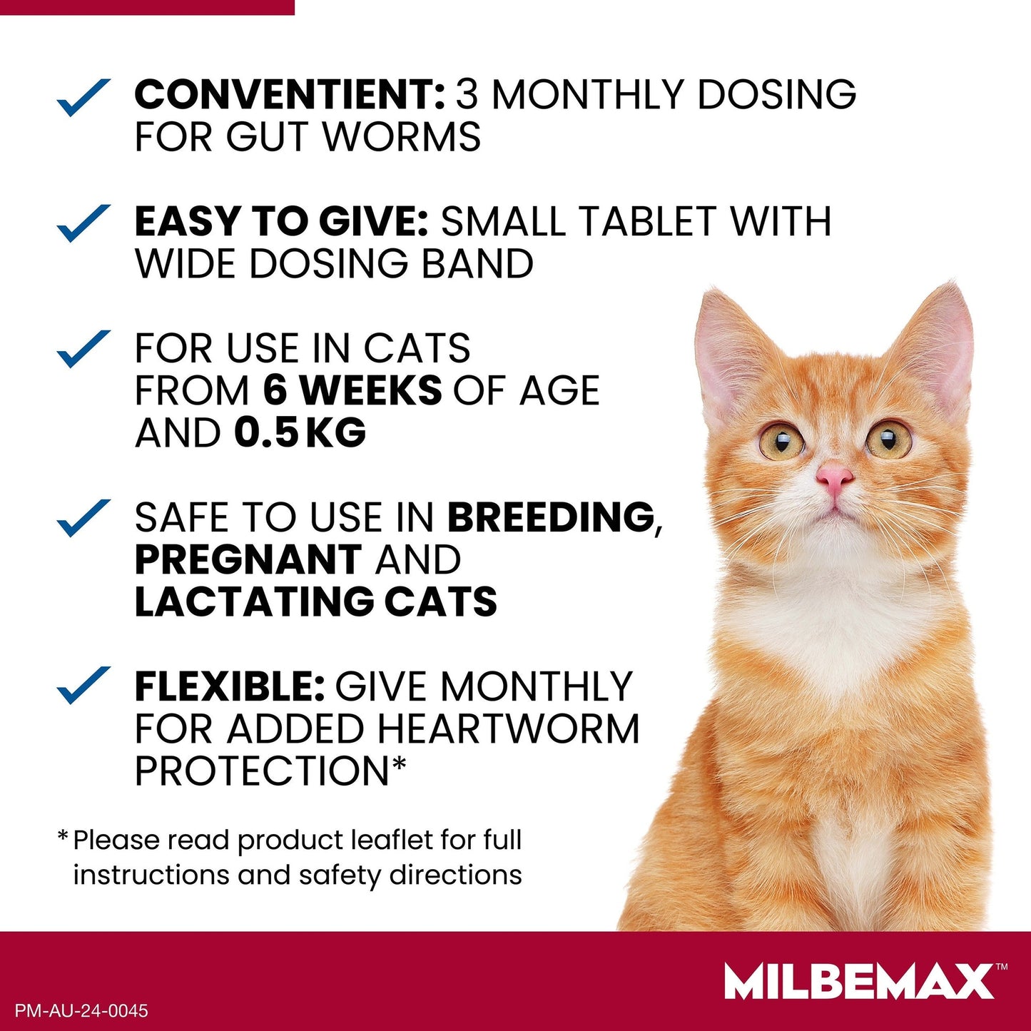 Milbemax Allwormer 0.5-2kg Cat