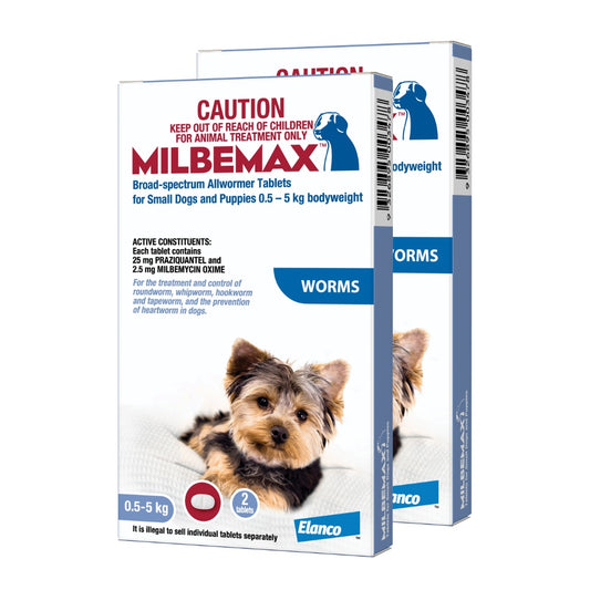 Milbemax Allwormer <5kg Dog