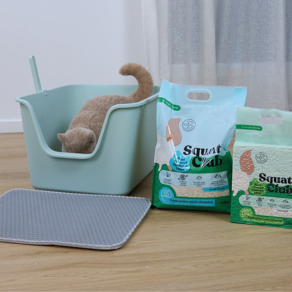 Squat Club Plant Powered Flushable Cat Litter