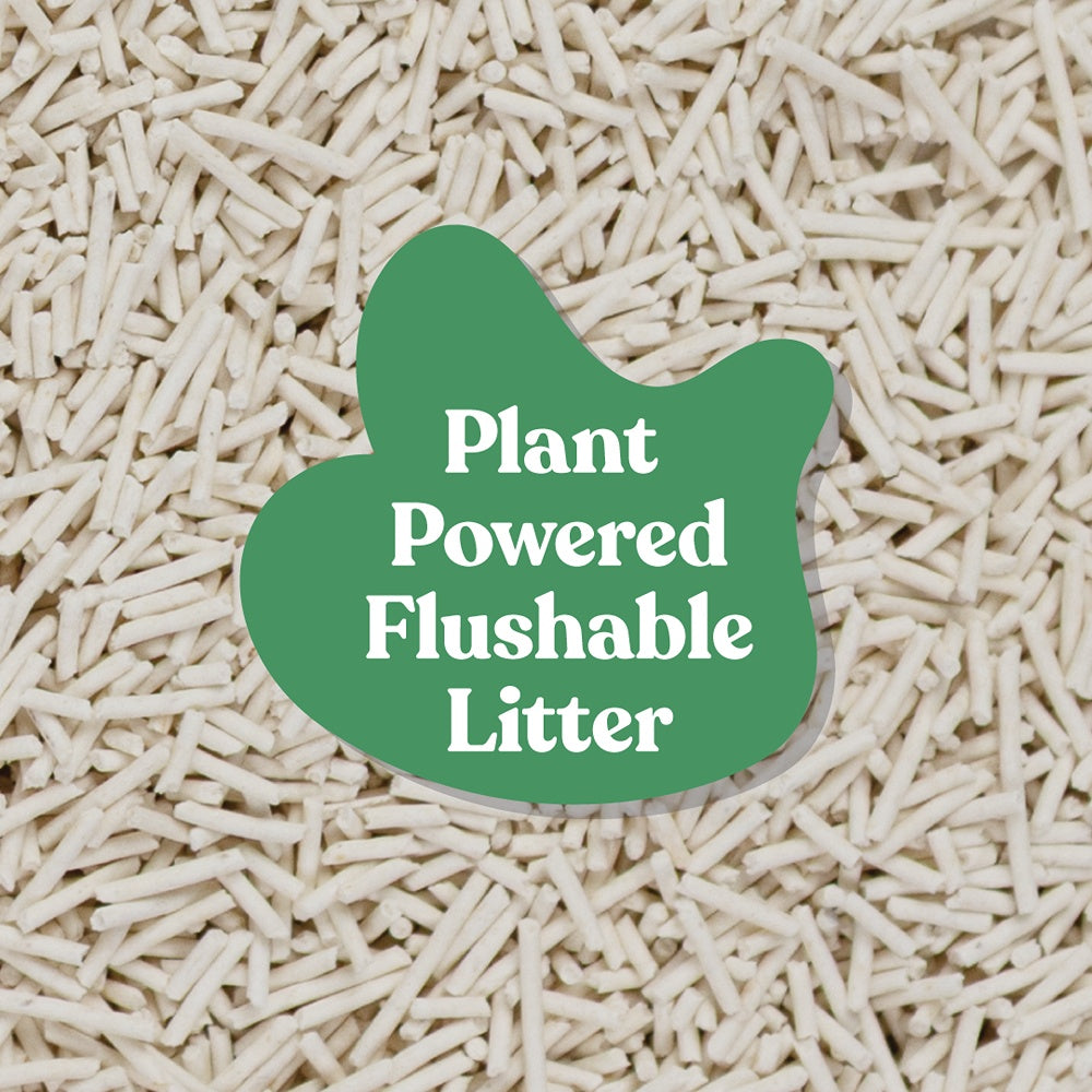 Squat Club Plant Powered Flushable Cat Litter