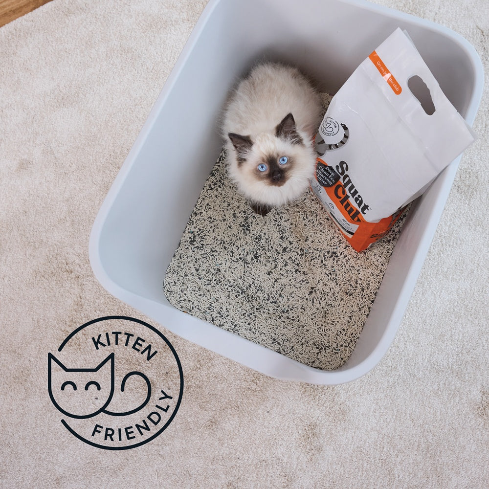 Squat Club Deep Clean Eco Charcoal Cat Litter