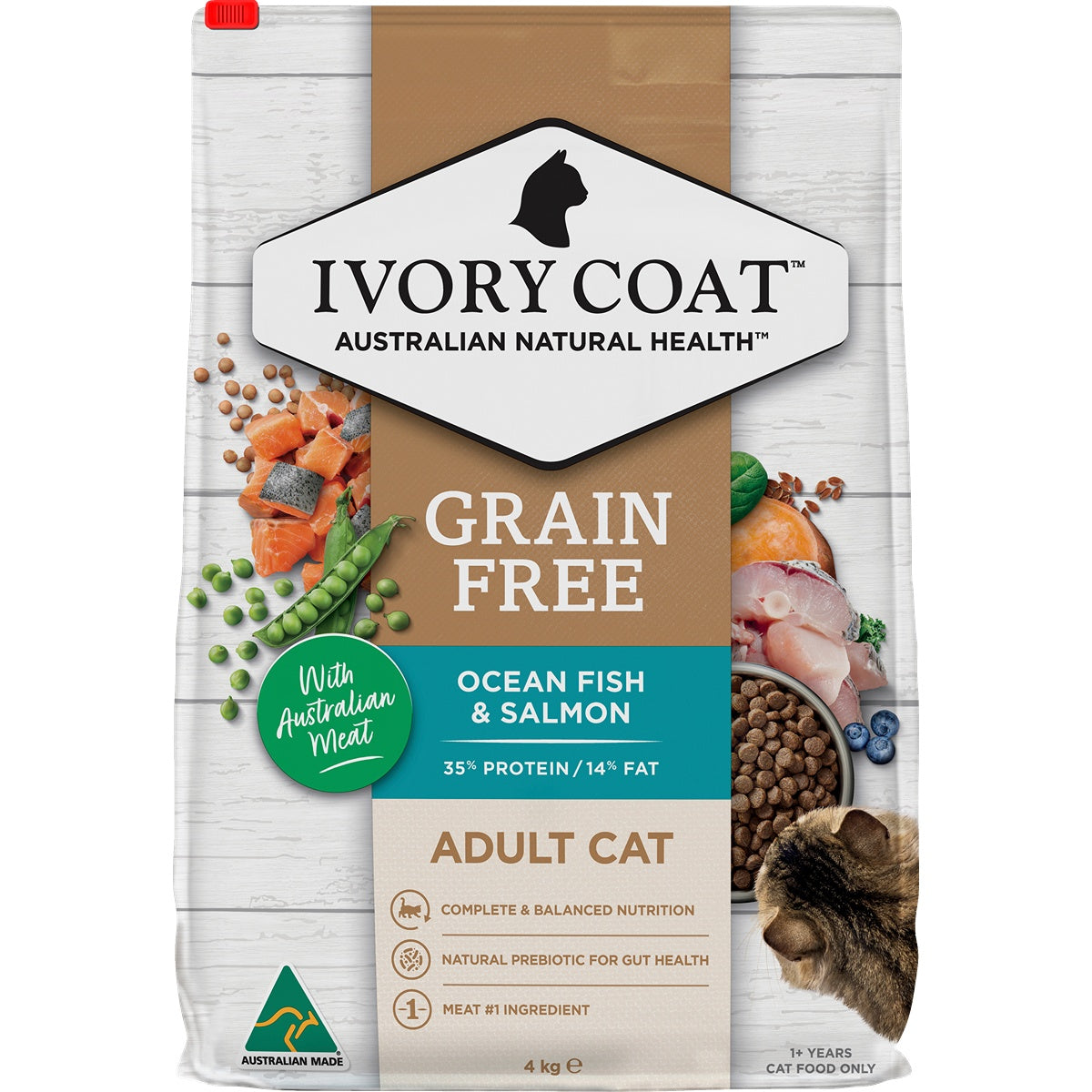 Ivory Coat Adult Fish & Salmon + Chicken & Fish Cat Food Bundle