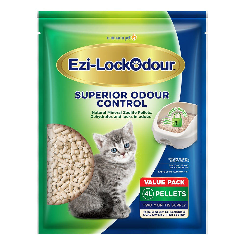 Ezi-LockOdour Pellet 4L & Absorbent Pads 10pk Bundle