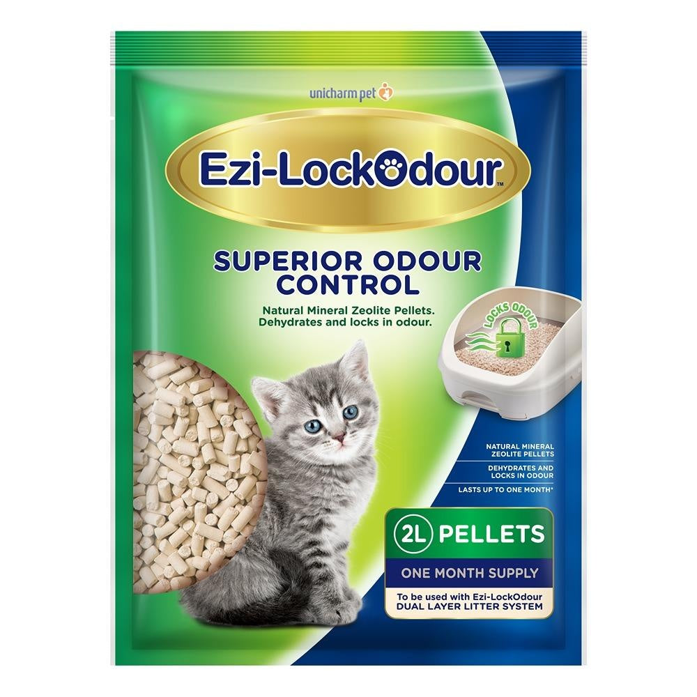 Ezi-LockOdour Natural Mineral Zeolite Pellet Cat Litter Bundle
