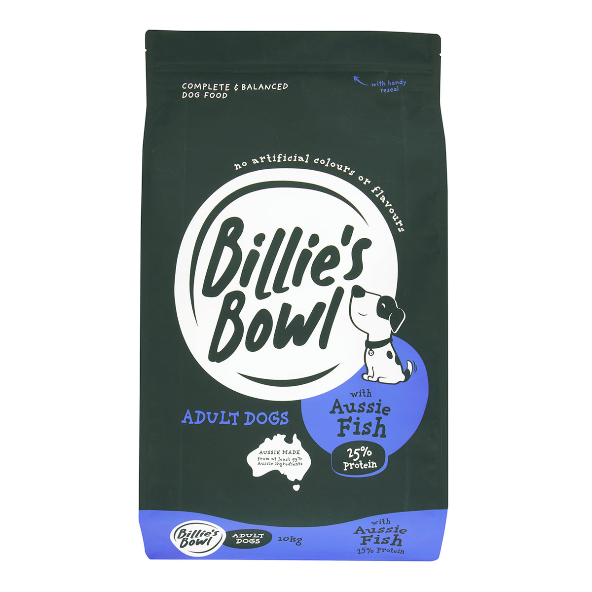 Billie's Bowl Adult with Aussie Fish Dry Dog Food