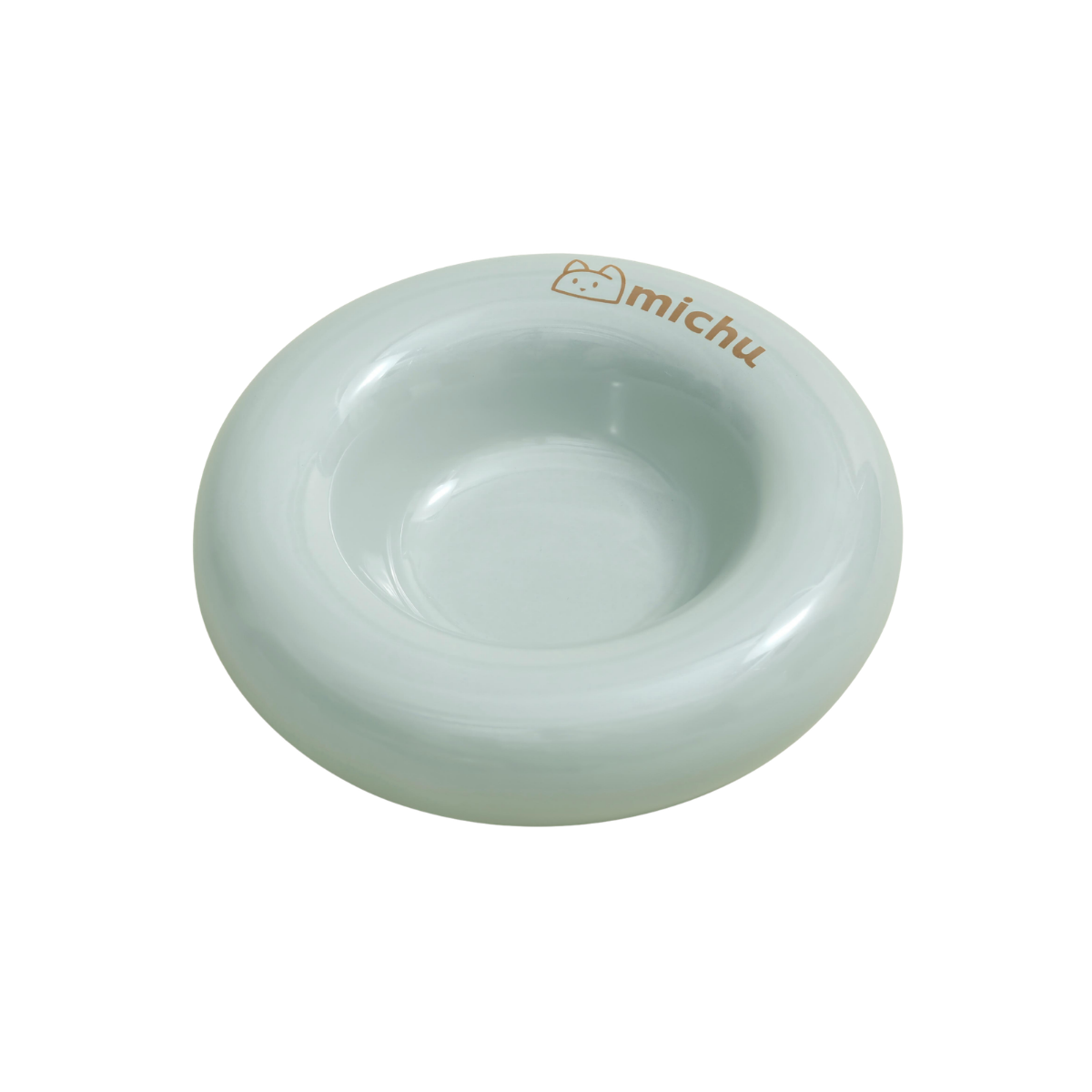 Michu Bagel Ceramic Cat Bowl
