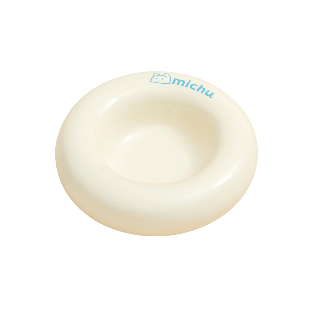 Michu Bagel Ceramic Cat Bowl