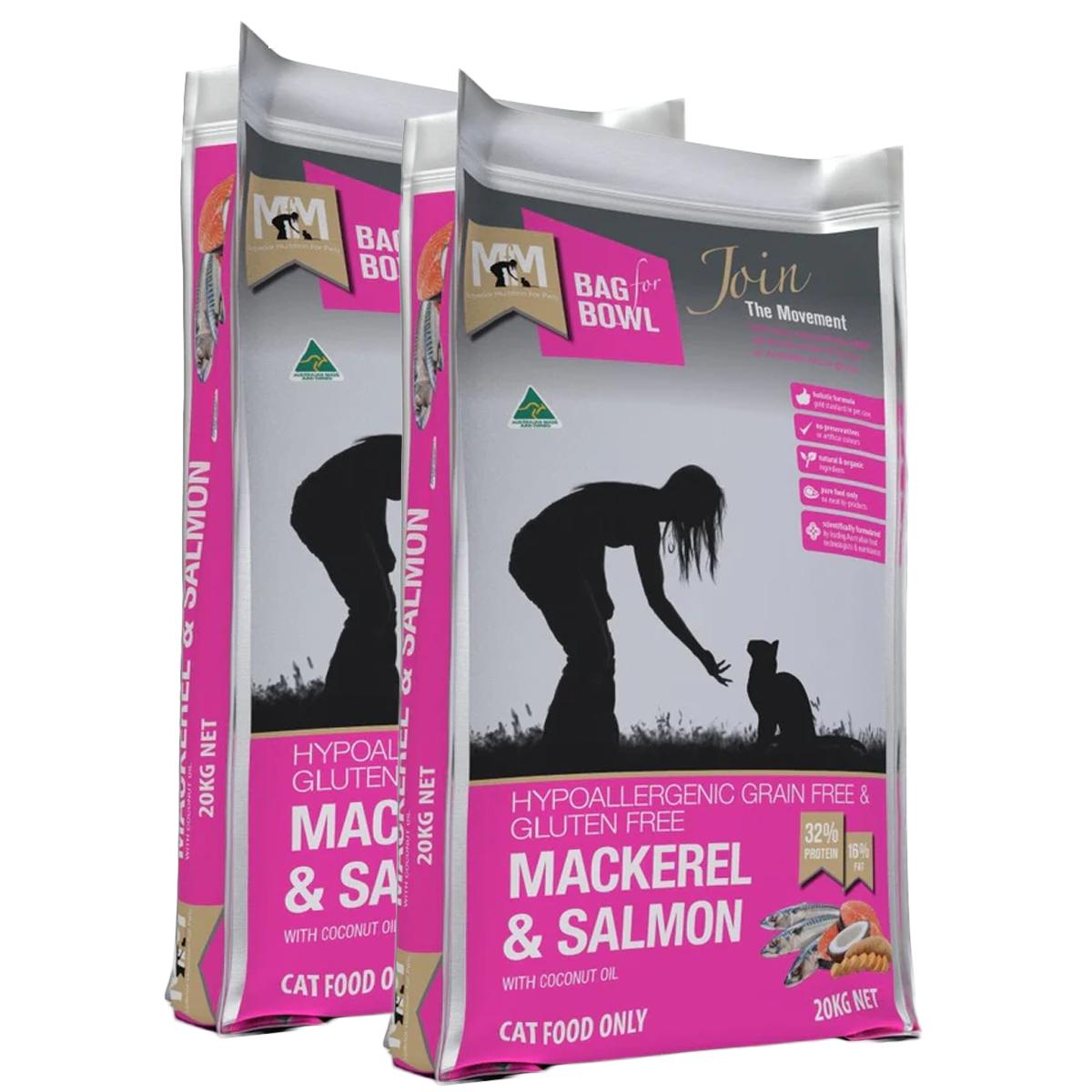 Meals For Meows Grain Free Adult Mackerel & Salmon Dry Cat Food
