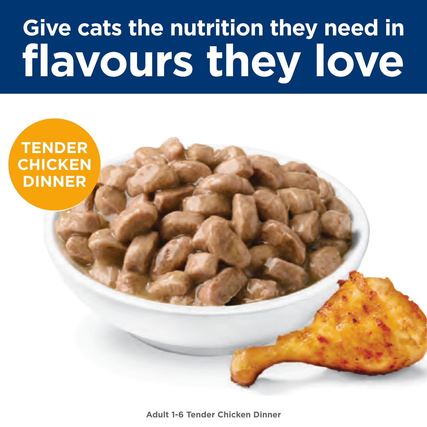 Hill's Science Diet Adult Chicken Pouches Wet Cat Food 85g