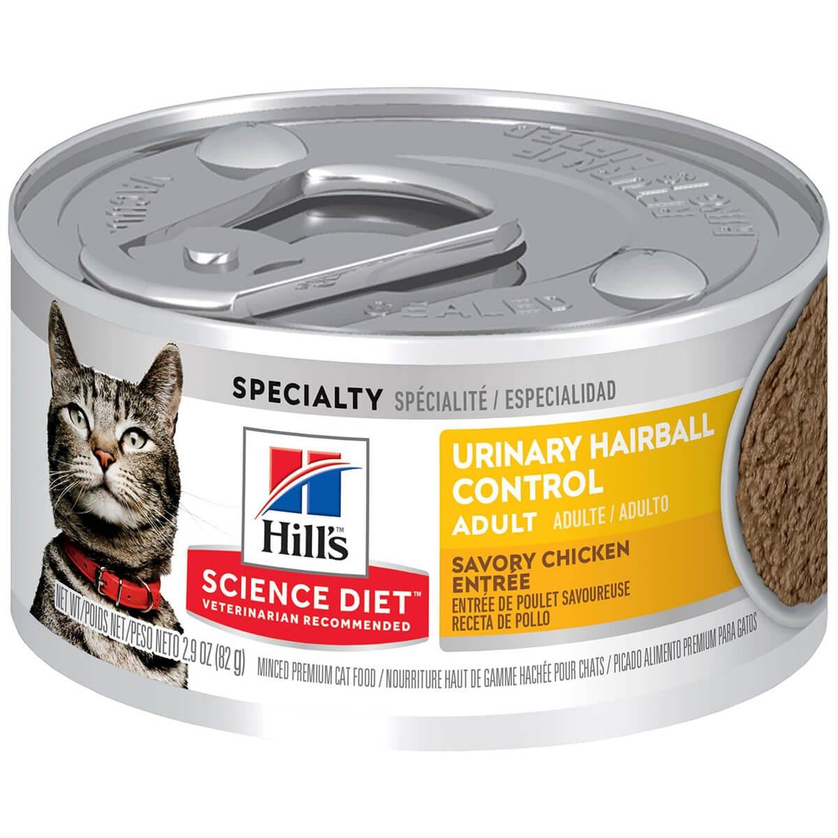 Hill's Science Diet Urinary Hairball Control Adult Chicken Wet Cat Food