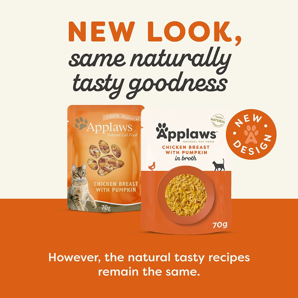 Applaws Chicken & Pumpkin Pouch Wet Cat Food
