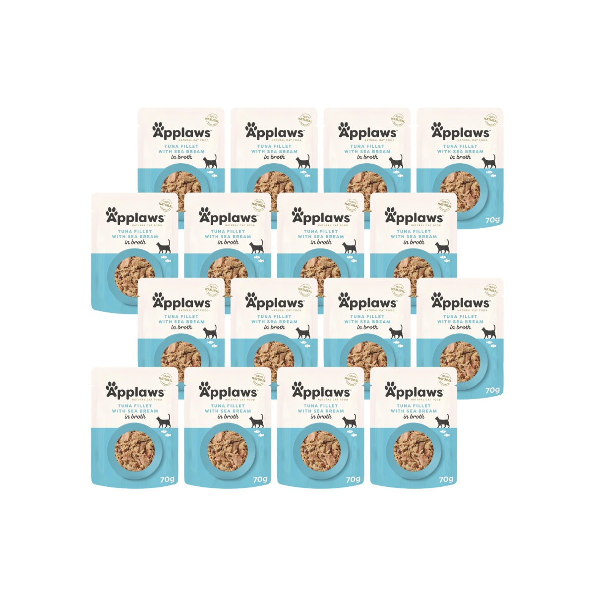 Applaws Tuna & Sea Bream Pouch Wet Cat Food