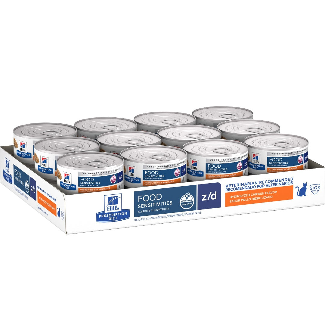 Hill's Prescription Diet Z/D Food Sensitivities Hydrolyzed Chicken Wet Cat Food