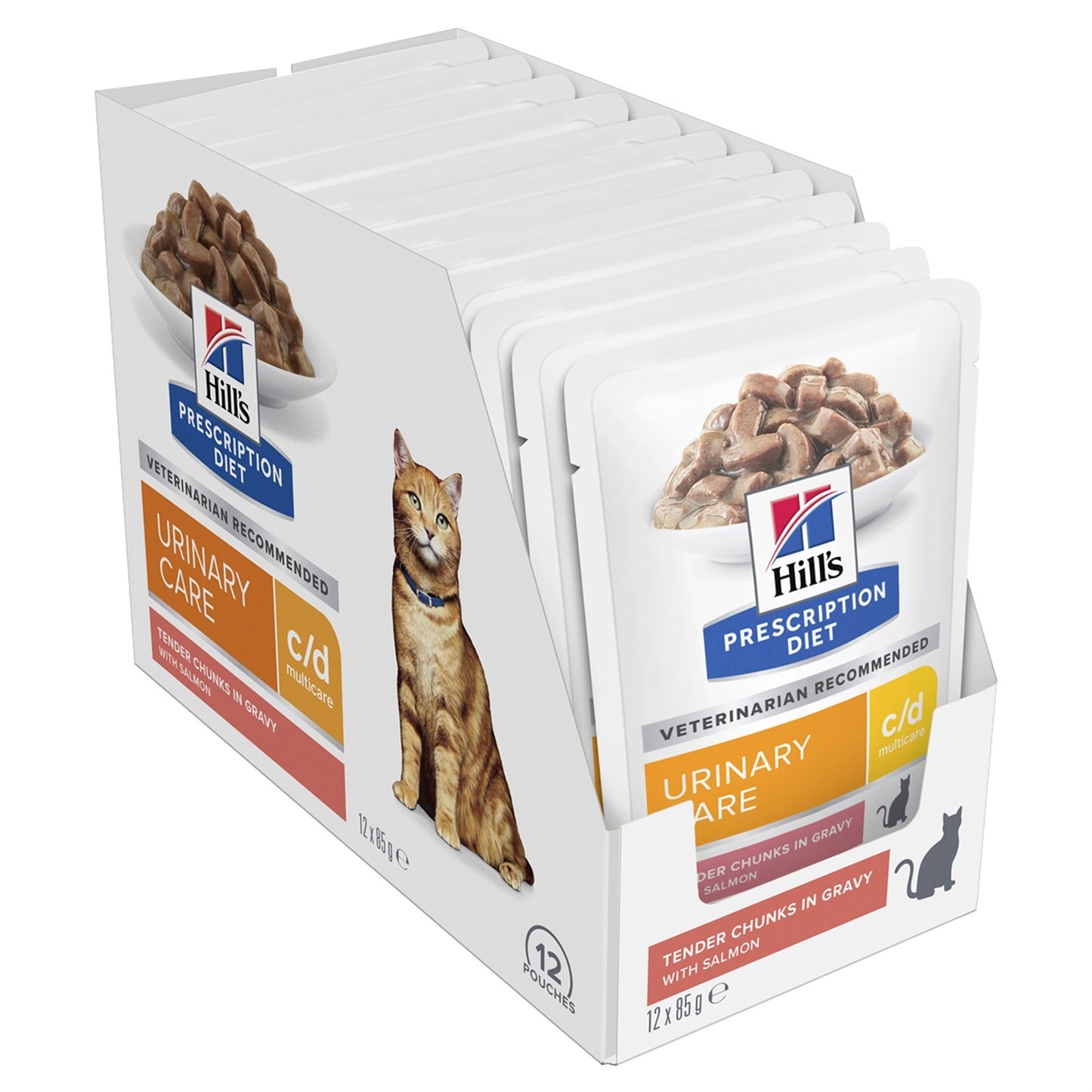 Hill's Prescription Diet C/D Urinary Care Salmon Wet Cat Food