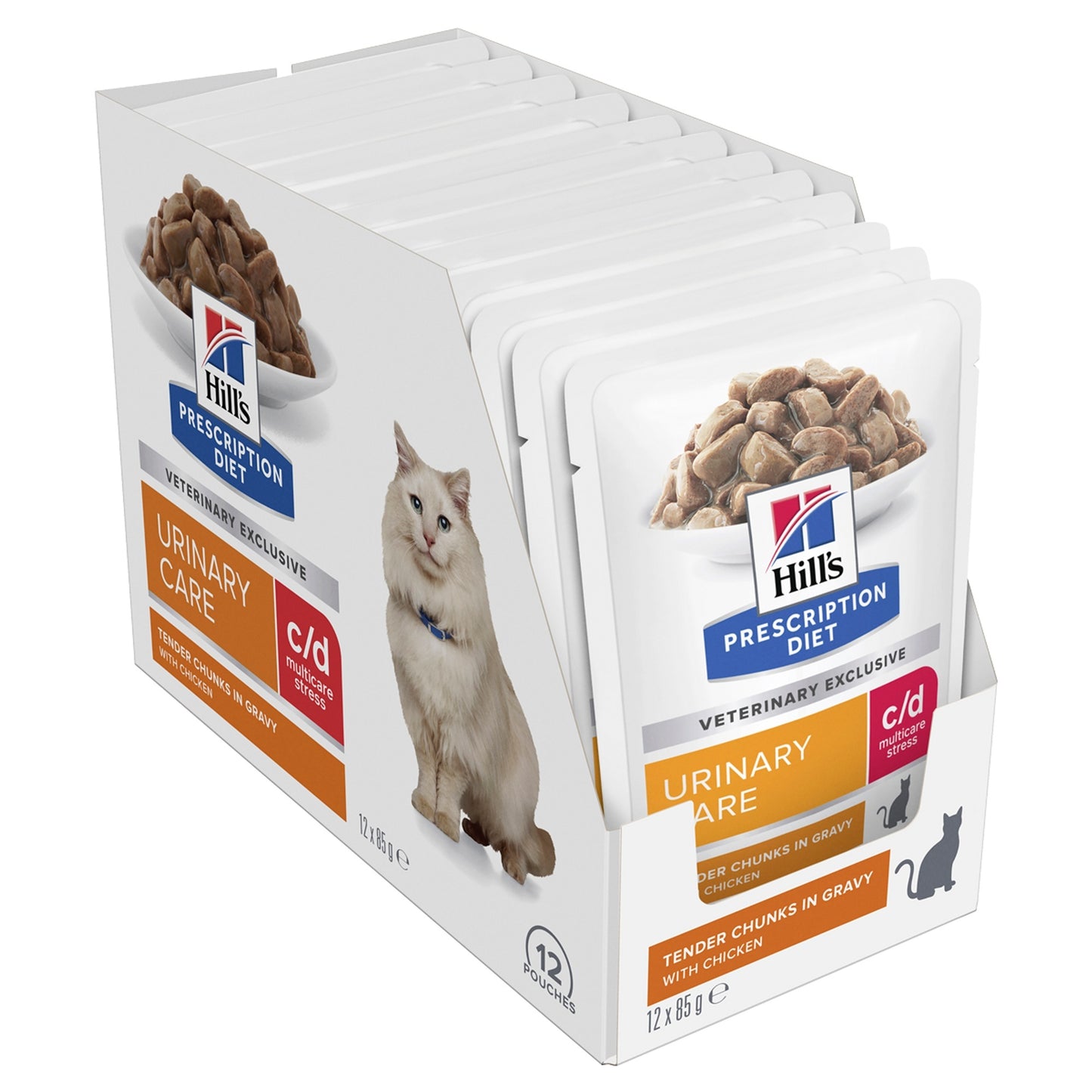 Hill's Prescription Diet C/D Stress Urinary Care Chicken Wet Cat Food