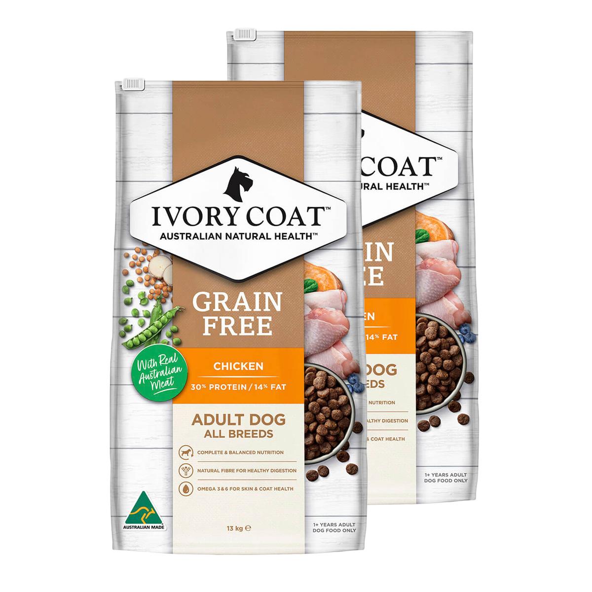 Ivory Coat Grain Free Adult Chicken Dry Dog Food