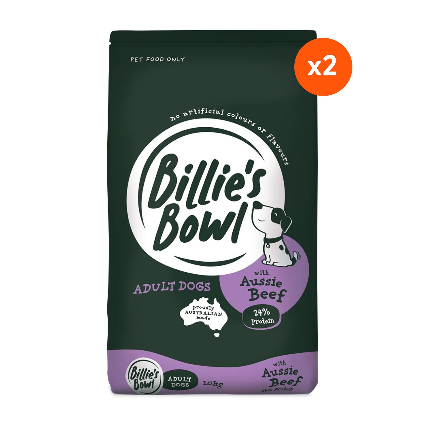 Billie's Bowl Adult with Aussie Beef Dry Dog Food