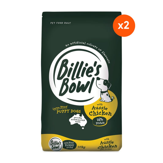 Billie's Bowl Large Breed Puppy with Aussie Chicken Dry Dog Food