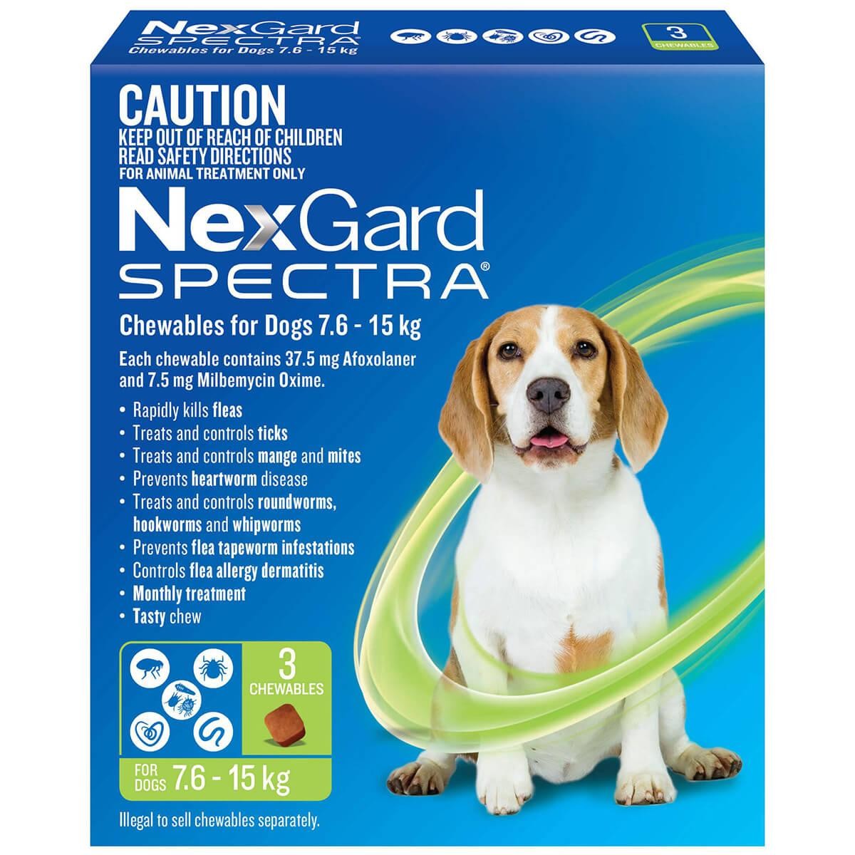 Hill's Science Diet Adult 12kg + NexGard Spectra 3 Pack Bundle For Dogs