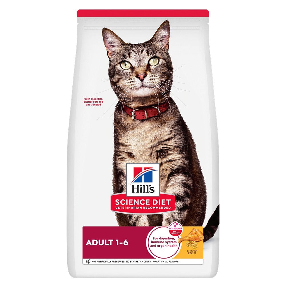 Hill's Science Diet Adult 6kg + NexGard Spectra 6 Pack Bundle For Cats
