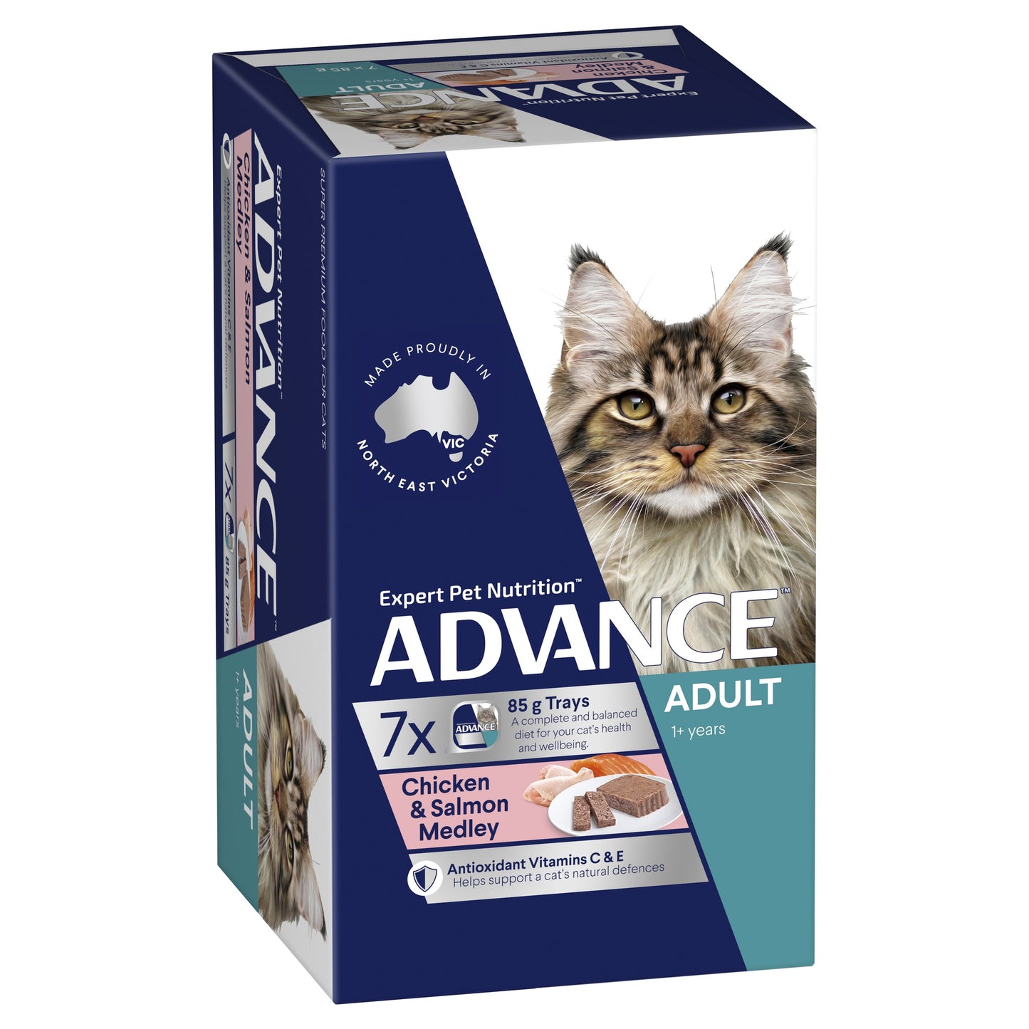 Advance Adult Chicken & Salmon Medley Wet Cat Food
