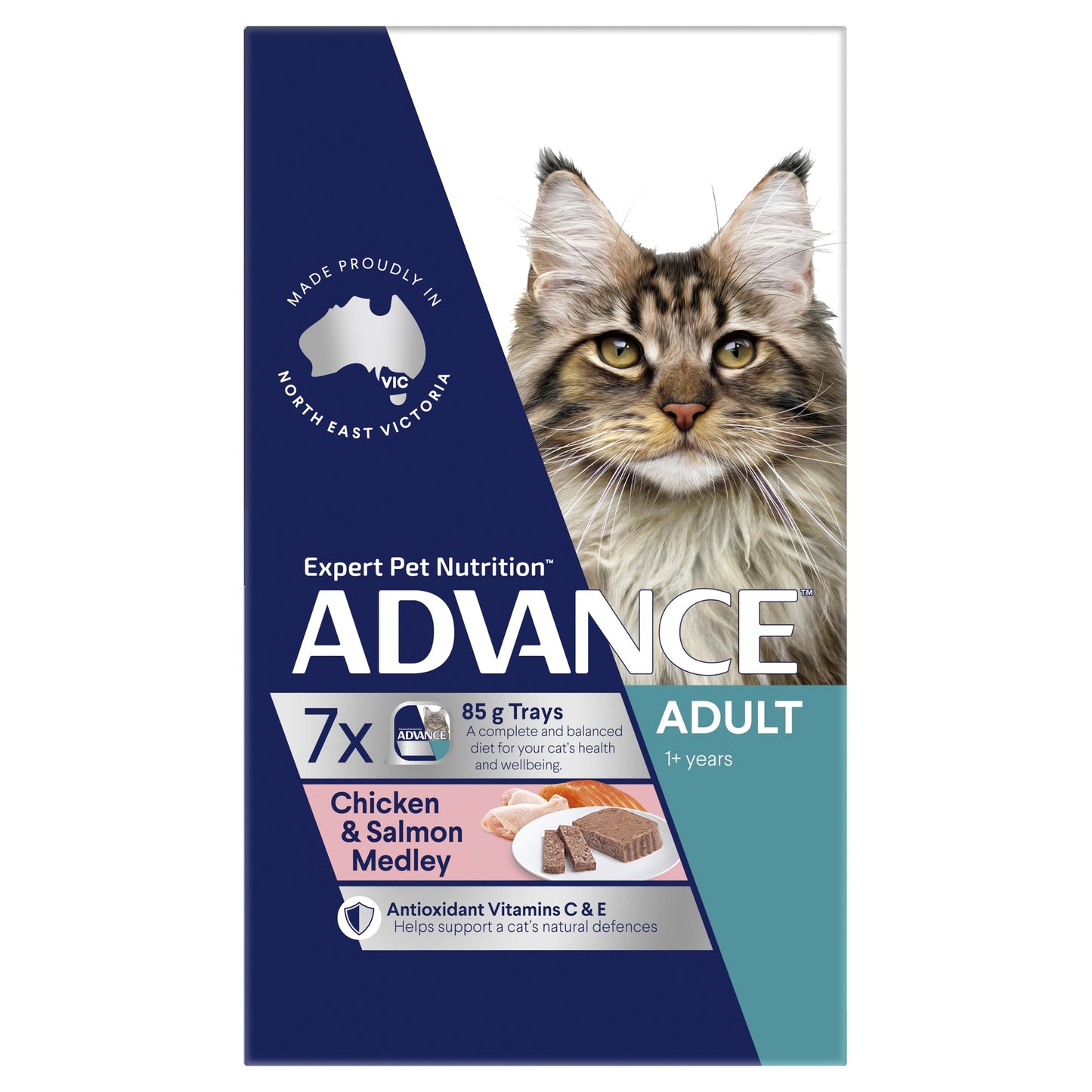 Advance Adult Chicken & Salmon Medley Wet Cat Food