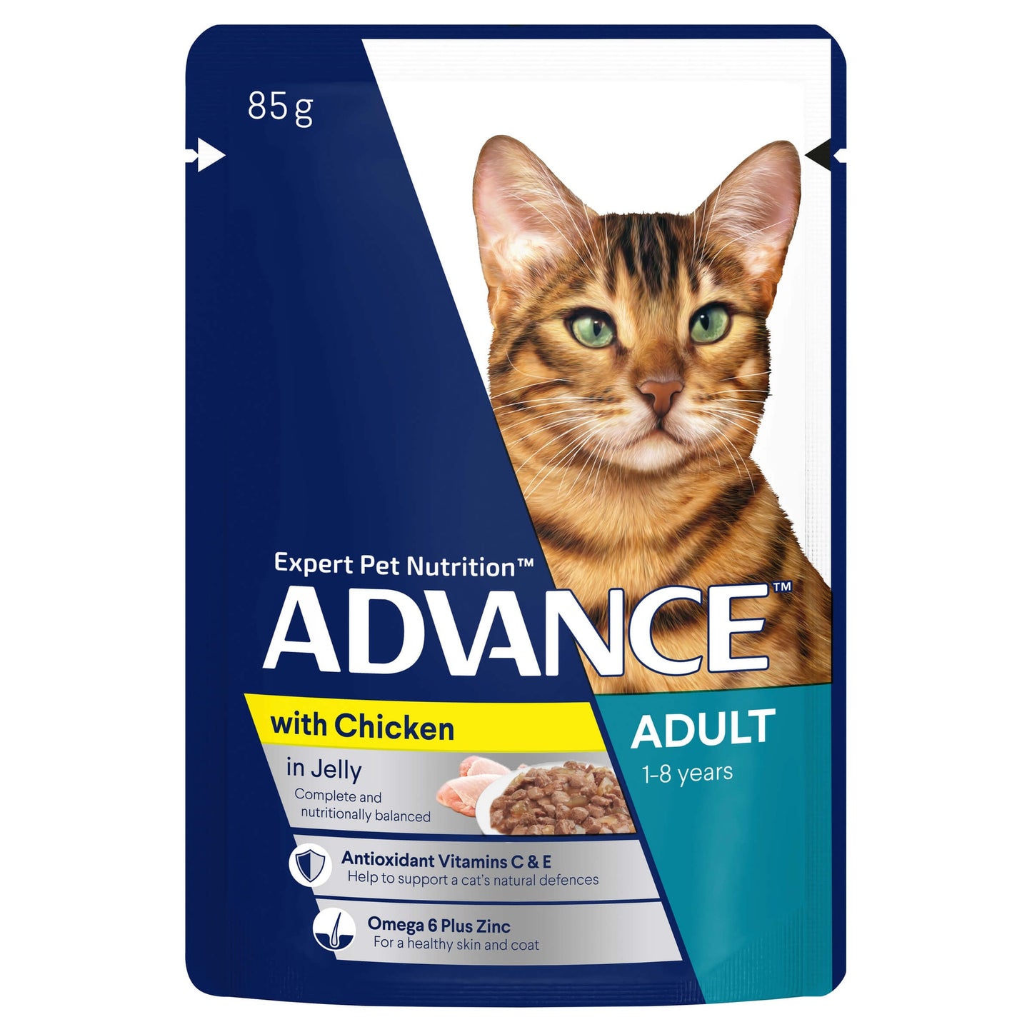 Advance Adult Chicken in Jelly Wet Cat Food