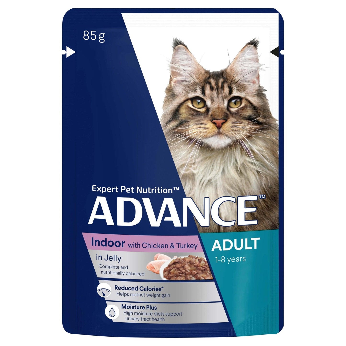 Advance Indoor Adult Chicken & Turkey in Jelly Wet Cat Food