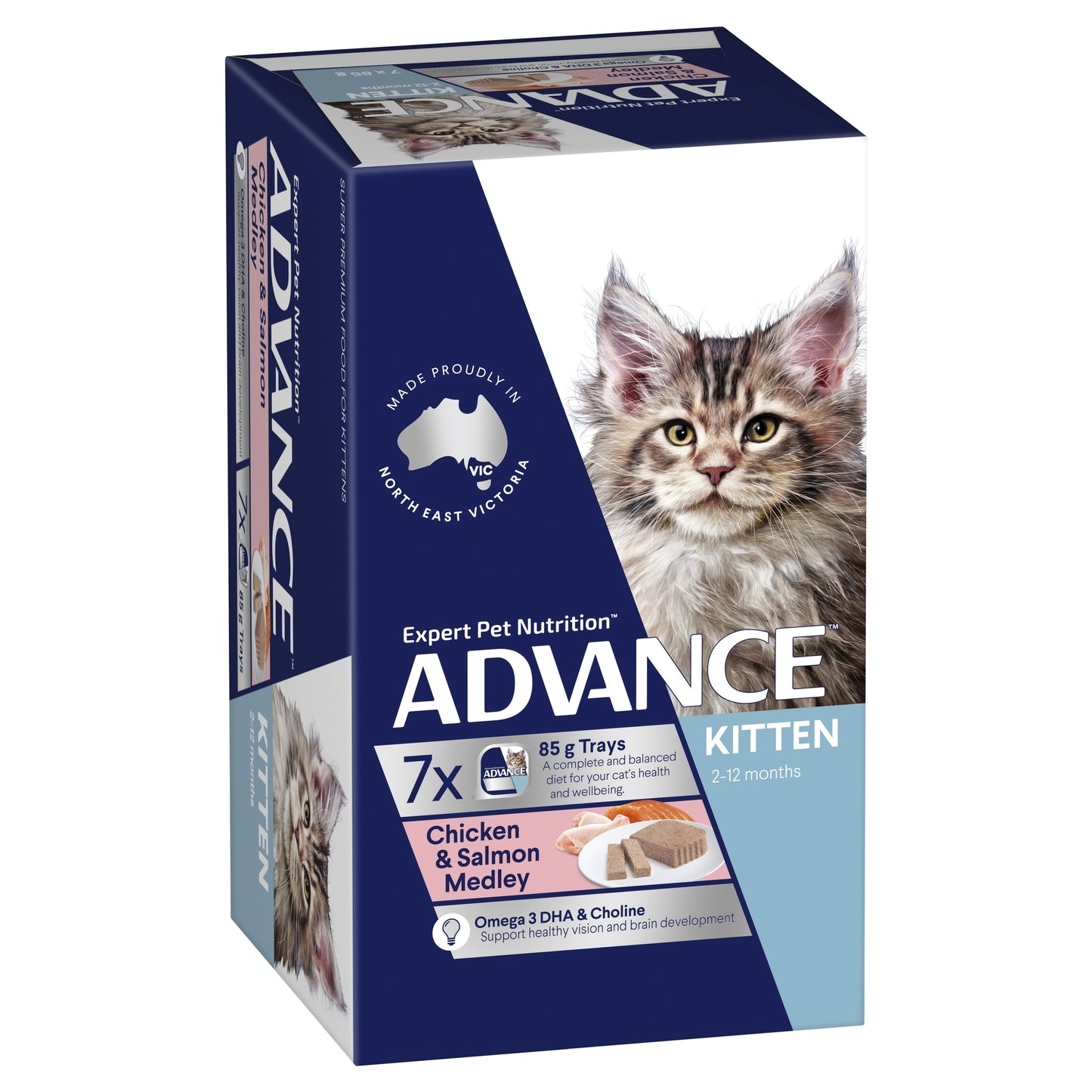 Advance Kitten Chicken & Salmon Medley Wet Cat Food