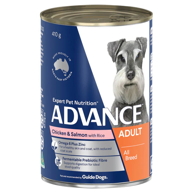 Advance Adult Chicken, Salmon & Rice Wet Dog Food