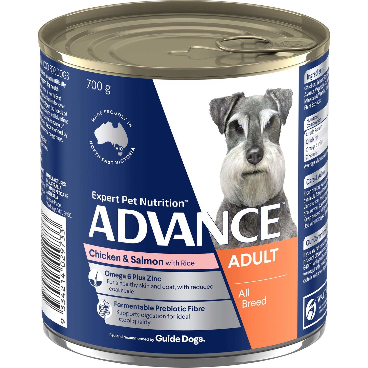 Advance Adult Chicken, Salmon & Rice Wet Dog Food