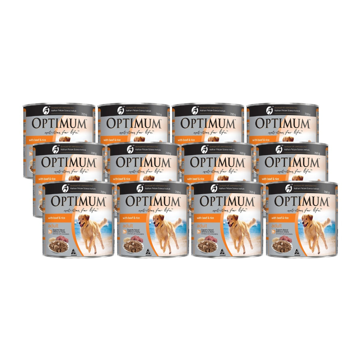 Optimum Beef, Egg & Rice Wet Dog Food