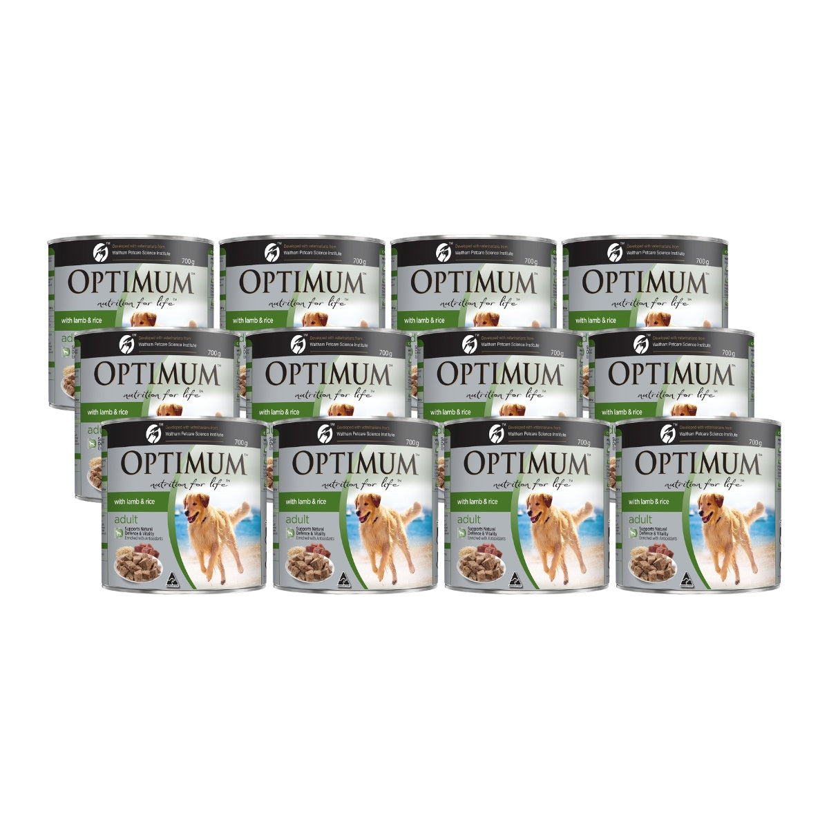 Optimum Lamb & Rice Wet Dog Food